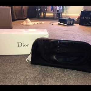 Dior makeup bag